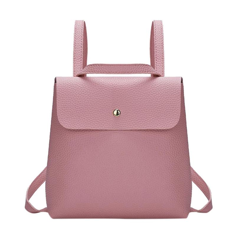 Fashion Women Backpack High Quality PU Leather Backpacks for Teenage Girls Female Scho Shoulder Bag Bagpack mochila lady bag