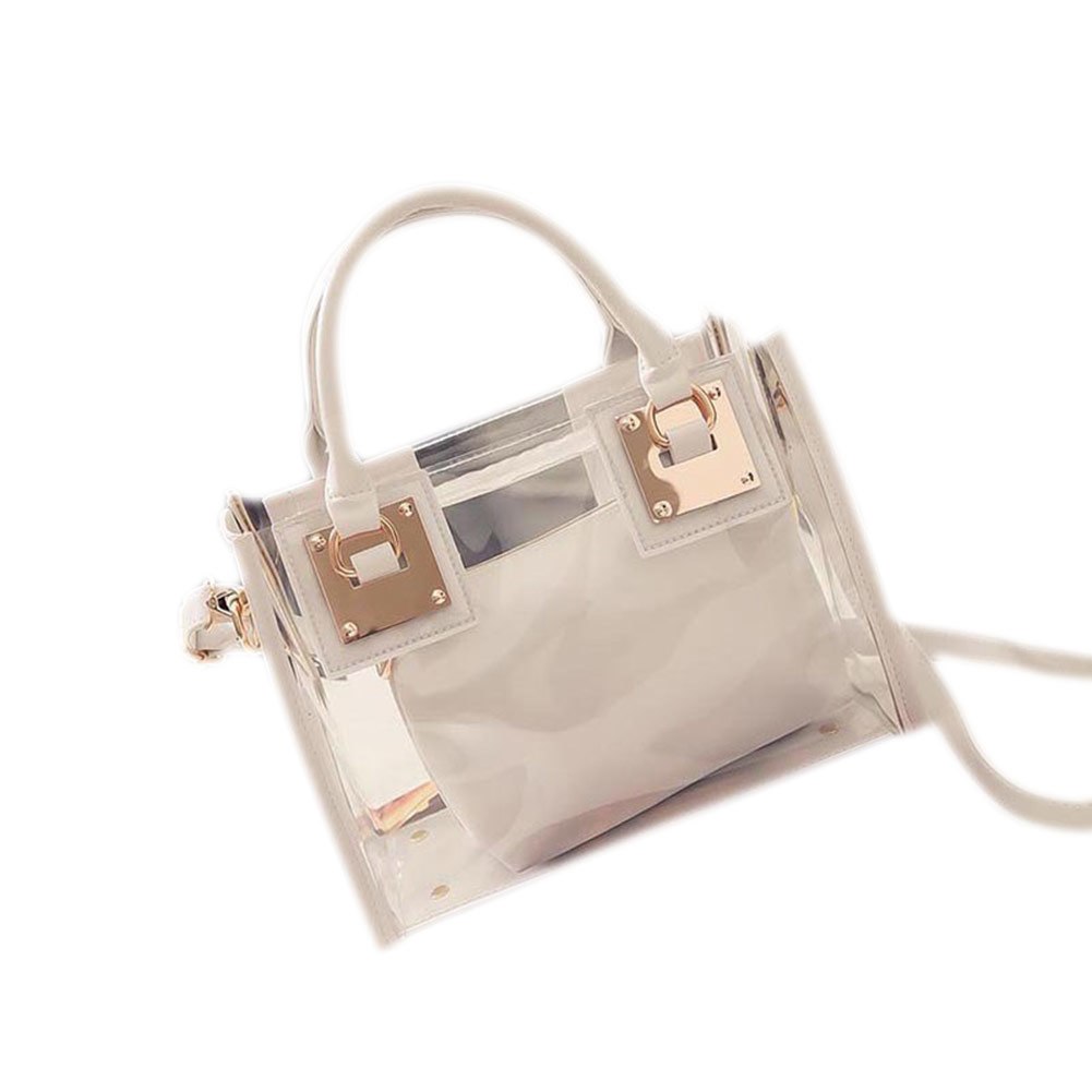 Fashion Women Clear Transparen Shoulder Bag Jelly Candy Summer Beach Handbag Messenger Bags FA$B Women bag