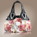 Fashion Women Handbag Printed Flowers Ladies Messenger Bag 2018 Designer Luxury Brand High Quality Leather Ladies Shoulder Bags