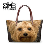 Fashion Women Handbags Animal Dog Ca Printed Shoulder Bags Female Large Capacity Messenger Bags Ladies Beach Bag Big Tote Bags