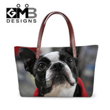 Fashion Women Handbags Animal Dog Ca Printed Shoulder Bags Female Large Capacity Messenger Bags Ladies Beach Bag Big Tote Bags