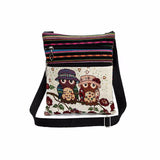 Fashion Women Handbags Embroidered Owl Tote Bags Women Shoulder Bag Handbags Postman Package B Feminina 4 styles Available