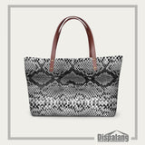Fashion Women Handbags Snakeskin Printing Shoulder Bags Brand New Women Bags Casual Tote Office Lady Working Bag Bolsos Mujer