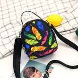 Fashion Women Mini Shopping Handbag!Nice Printed Lady Small Shoulder&Crossbody bags All-match Casual Oxford Multi-zipper Carrier
