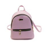 Fashion Women PU Leather Backpack Mini Teenager Girls Travel Shopping Backpacks WML99