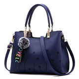 Fashion Women PU Leather Bag CrossBody Messenger Bag Shoulder Handbag Casual Travel Bag For Female