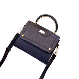 Fashion Women PU Leather Rive Shoulder Bag Messenger Bags Ladies Handbag AB@W women bag