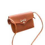 Fashion Women Shoulder Bag luxury handbags women bags designer Solid Cover Bow Crossbody Bag Messenger bags for women 2018
