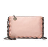 Fashion Woven Chain Bag Shoulder Bag for Women Clutches PU Messenger Bag Small Clutch purse B stella Handbags walle LB388