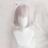 Fate/Grand Orde FGO Jeanne d’Arc alter Joan of Arc Silver Short And Long Pink Purple Heat Resistant Cosplay Wig + Wig Cap