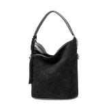 Faux Suede Bag Women Handbags Shoulder Large Female Faux Leather Tassel Big Totes Ladies High Quality Top-handle Bags Sac A Main