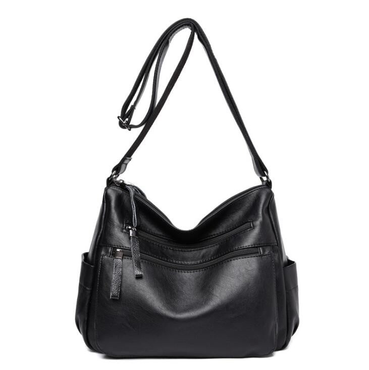 Female Casual Shoulder Bags Ladies Messenger Bag Design Zipper Hobos Women's Messenger Bags B Women Leather Handbags L4-3271