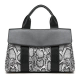 Female PU Leather Handbag Luxury Serpentine Handbags Women Bags Designer Tote Messenger Bags Crossbody Bag for Women sac a main