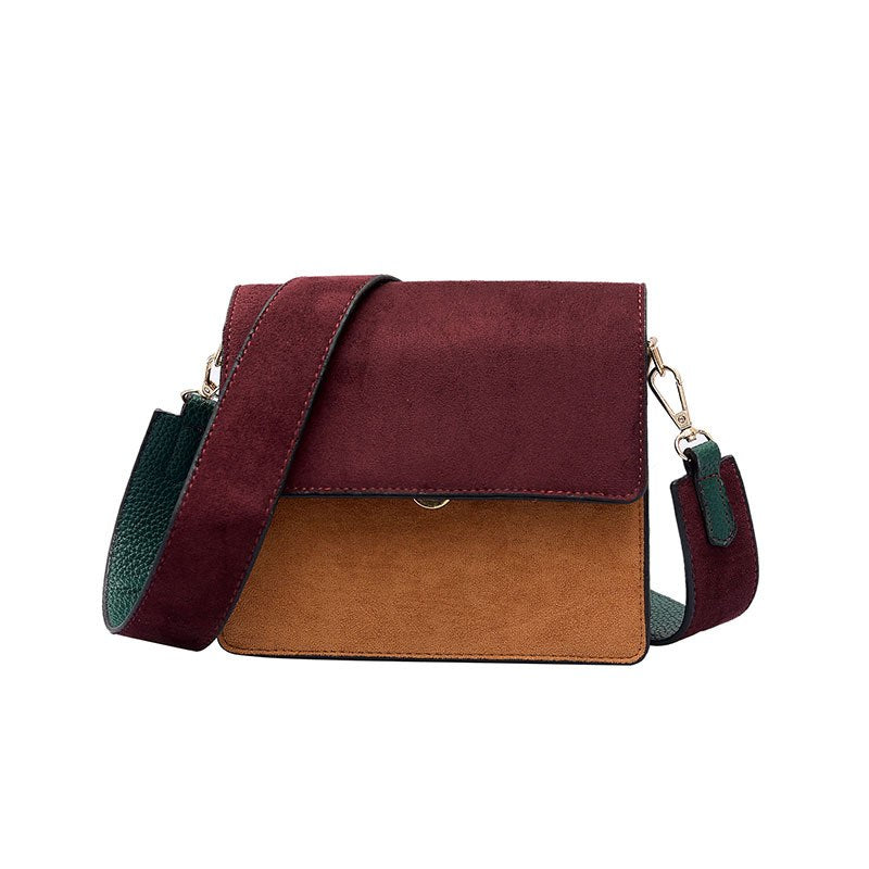 Female bag autumn new fashion color hump handbag shoulder bag