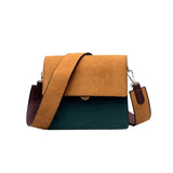 Female bag autumn new fashion color hump handbag shoulder bag