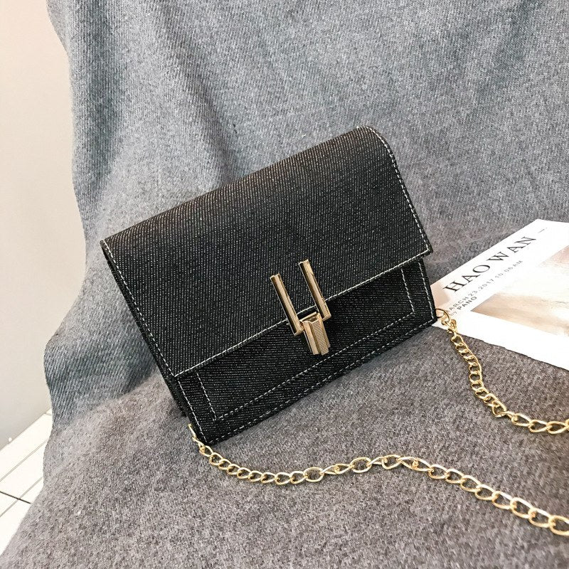 Female bag bags for women 2018 style lock small square bag chain chain single shoulder oblique span bag bolsos mujer
