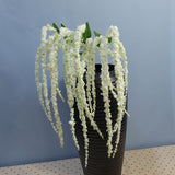 Flone 8 Branch Artificial Green Plants fake Lover Fruit Green Amaranthus Flowers Wedding Home DIY Decoration Foam Flowers