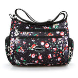 Floral Shoulder Bag Rural style Fashion Women Bag European and American style Vintage Bag Lightweig More Zippers Messenger Bag