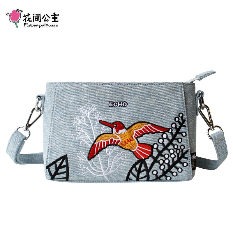 Brand New Embroidery Animal Plane Shoulder Bags Teenage Girl Crossbody Messenger Bag Hand Bags b feminina