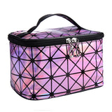 Functional Cosmetic Bag Women Fashion PU Leather Travel Make Up Necessaries Organizer Zipper Makeup Case Pouch Toiletry Ki Bag