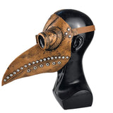 Funny Medieval Steampunk Plague Doctor Bird Mask Latex Punk Cosplay Long Nose Masks Beak Adult Halloween Event Cosplay Props