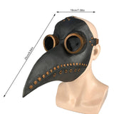 Funny Medieval Steampunk Plague Doctor Bird Mask Latex Punk Cosplay Long Nose Masks Beak Adult Halloween Event Cosplay Props
