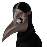 Funny Medieval Steampunk Plague Doctor Bird Mask Latex Punk Cosplay Masks Beak Adult Halloween Event Cosplay Props White Black