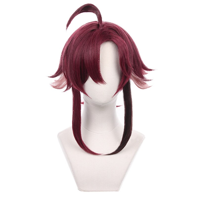 Game Anime Genshin Impact Shikanoin Heizou Cosplay Wig Pre Styled Heat Resistant Synthetic Wig  Cosplay Wig+gift Hair Net
