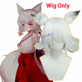 Game Genshin Impact lnazuma Kitsune Saiguu Cosplay Kimono Dress Women Anime Fox Ears Tails Fairy Kisari Cosplay Costume Wig