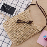 Generous Thai version of handmade croche Messenger bag straw fringed shoulder woven bag handbags beach bag