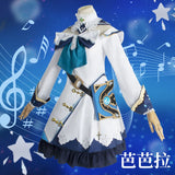 Genshin Impact  Cosplay Costume Uniform Wig Cosplay Anime Game Chinese Style Costumes For Women Barbara