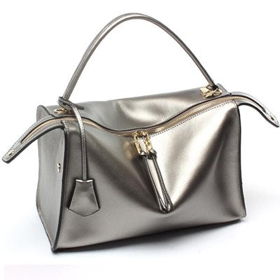 Genuine Leather Fashion Handbag Women Designer Leather Messenger Bag Ladies Brand Luxury Shoulder Bags Retro High Capacity New