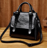 Genuine Leather Handbags 2018 New Arrival Cowhide Women Messenger Bags Leather Bag Female Bag Brand Ladies Tote bolsos new T16