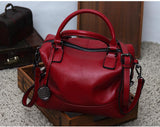 Genuine leather handbag Fashion 100% Real Leather Women Handbag Tote Bag Ladies Shoulder Bags fashion handbag bucket