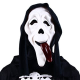 Ghost Face Scream Movie Horror Mask Halloween Killer Cosplay Adult Costume Screaming Props Horror Skull Mask Script Kill Demo