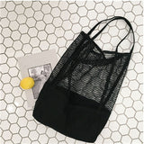 HB@Fashion Girls Causal Shopping Handbag Shoulder Mesh Shopper Beach Bag