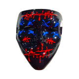 Halloween LED Mask Party Masque Masquerade Glowing Masks Horror Neon EL Mask LED Light Up Mask Halloween Party Supplies