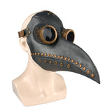 Halloween Plague Doctor Masks PU Leather Medieval Steampunk Mask For Face Bird Beak Mask Halloween Cosplay Prop Discount