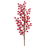 Handmade Flowers Holly Fruit Long Branch Good Quality Plastic Diy Home Scrapbooking Decorations Photo Props Berry Stalks