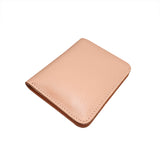 Handmade slim purse Genuine Leather Scrub Mini Walle Retro Women and Men Shor Walle Simple and Horizontal Female Wallet