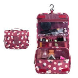 Hanging Travel Cosmetic Bag Women Zipper Make Up Bag Polyester High Capacity Makeup Case handbag Organizer Storage Wash Bath Bag