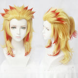 Rengoku Kyoujurou wig Anime Cosplay Wig Demon Slayer: Kimetsu no Yaiba Heat Resistant Cosplay Wig + Wig Cap
