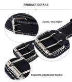 Leather Weightlifting Squat Belt Gym Fitness Barbell Powerlifting Back Support Protective Gear Training Weight Lifting Belt