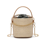 Herald Fashion Quality Women Straw Bags Summer Beach Handbag Casual Female Shoulder Bag Vintage Rattan Bag Handmade Travel Bags