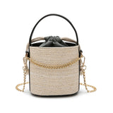 Herald Fashion Quality Women Straw Bags Summer Beach Handbag Casual Female Shoulder Bag Vintage Rattan Bag Handmade Travel Bags