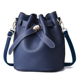 Herald Fashion Women Bucke Capacity Composite Bag High Quality Leather Women Handbag Vintage Female Shoulder Bag Crossbody Bag