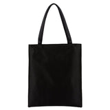 High Quality Plain Black Women's Handbag Character Scho Bag Fashion Casual Cartoon Shoulder Bag Leisure Shopper Bag