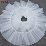 Women Bridal Multi Layered White Mesh Lolita Short Petticoat Tutu Skirt Princess Sweet Bustle Wedding Underskirt