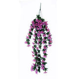 Home Decor 1 Pieces Lily Hanging  Flower Wall Hanging Orchid Basket Living Room Decoration Flower Artificial Flower Silk Flower