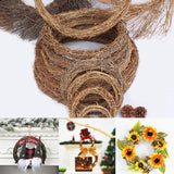 Home Decor Christmas Rattan Wreath Garland 6/8/15/20/25/30Cm Diy Wreath Wedding House Decor Christmas Decorations 2022 Year